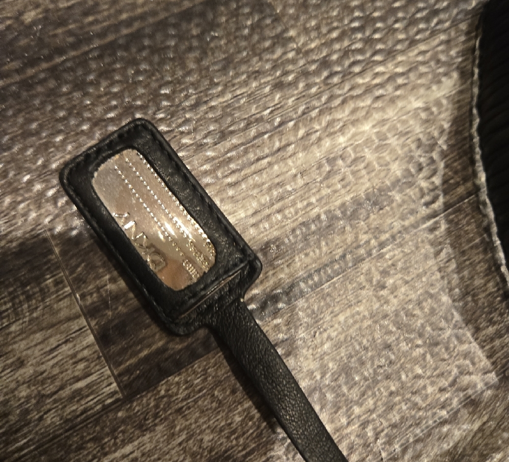 DKNY Black Leather Shoulder Bag - Picture 3 of 5